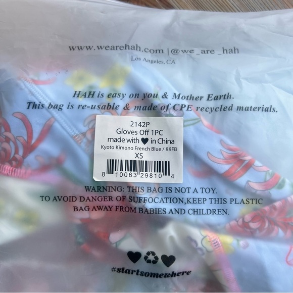 We are HAH “Hot as Hell” Gloves Off Women's Bodysuit Swimsuit Size XS #C24471 - Picture 12 of 14